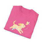 Dog Chasing Butterfly T-Shirt