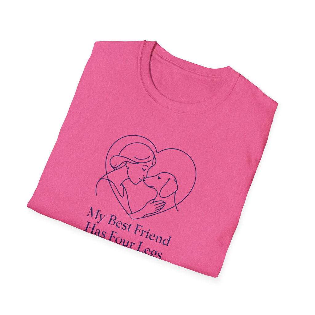 Dog and Woman Heart T-Shirt